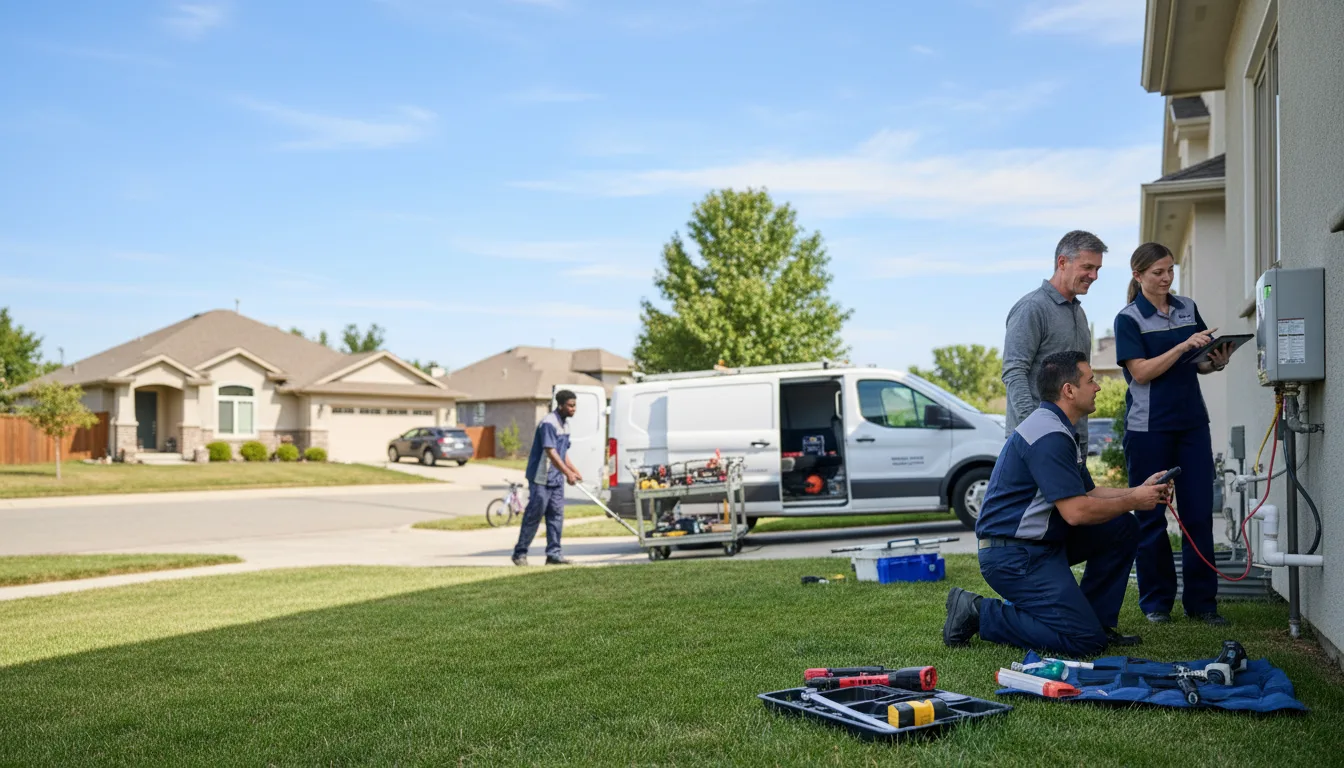 Tankless water heater service in Haslet, TX